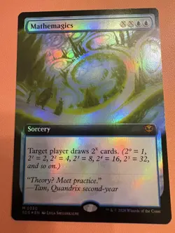 MTG Mathemagics Extended Art - Secrets of Strixhaven Foil - Image 1