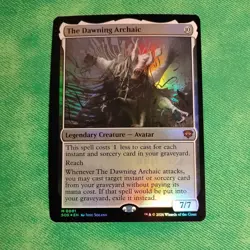 ** FOIL The Dawning Archaic ** MTG Secrets of Strixhaven Mythic Avatar - Image 1