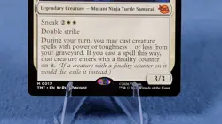 Leonardo, Sewer Samurai 0017 Teenage Mutant Ninja Turtles Magic The Gathering NM - Image 3
