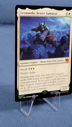 Leonardo, Sewer Samurai 0017 Teenage Mutant Ninja Turtles Magic The Gathering NM - Image 5