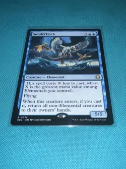 MTG Lorwyn Eclipsed Sunderflock Rare Regular # 74 - Image 1