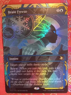 FOIL Mystical Archive Brain Freeze Secrets of Strixhaven Magic The Gathering - Image 1