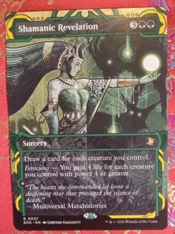 MYSTICAL ARCHIVE Shamanic Revelation Secrets of Strixhaven Magic The Gathering - Image 1