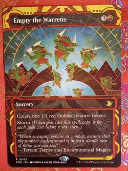 MYSTICAL ARCHIVE Empty the Warrens Secrets of Strixhaven Magic The Gathering MTG - Image 1