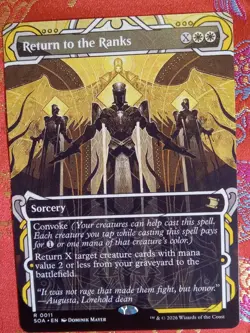 MYSTICAL ARCHIVE Return to the ranks Secrets of Strixhaven Magic The Gathering - Image 1