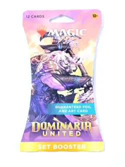 Magic the Gathering Dominaria United Set Booster Sleeve - Image 1