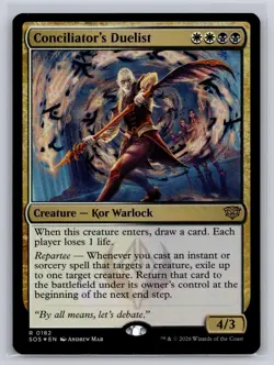 Conciliator's Duelist 182 Secrets of Strixhaven Magic: The Gathering Foil NM - Image 1