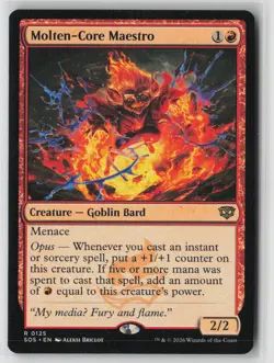 Molten-Core Maestro 125 Rare Secrets of Strixhaven Near Mint - Image 1