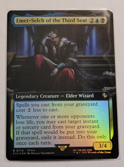 MTG Final Fantasy Emet-Selch of The Third Seat Extended Art Foil R 0170 NM-Mt - Image 1