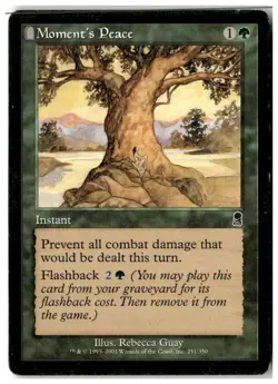 MTG Moment's Peace - Odyssey Heavily Played English - Image 1