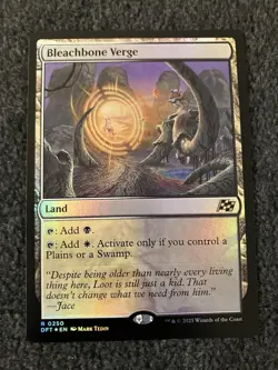 Magic The Gathering MTG - Bleachbone Verge Foil - Aetherdrift - Image 1