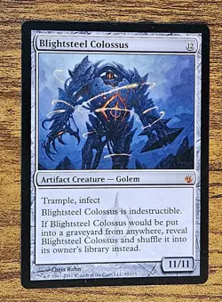 Blightsteel Colossus - Rare NM - MTG Mirrodin Besieged - Regular ⚔B&B - Image 1