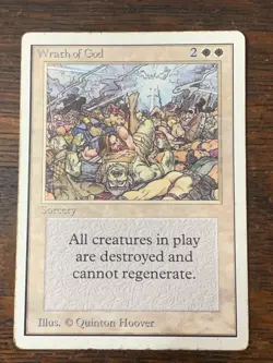 MtG - Wrath of God - 2ED - Unlimited - Rare - Sorcery - HP - Image 1