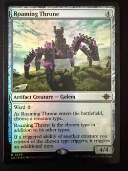 Roaming Throne The Lost Caverns of Ixalan Foil NM - Image 1