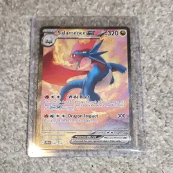 Pokemon Salamence ex Special Illustration Rare Holo 187/159 Sv09 320HP Stage 2 - Image 1