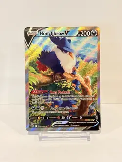 Honchkrow V 162/172 Brilliant Stars Alternate Alt Art Ultra Rare Pokemon TCG NM - Image 1
