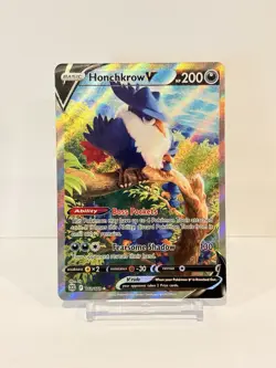 Honchkrow V 162/172 Brilliant Stars Alternate Alt Art Ultra Rare Pokemon TCG NM - Image 3