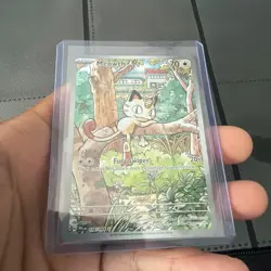Pokemon TCG: Phantasmal Flames (106/094): Meowth Illustration Rare (NM) - Image 2