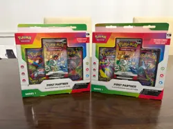 Pokemon First Partner Illustration Collection Sealed Series 1 Lot of (2) Boxes - Image 1