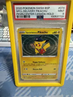 2020 Pokemon Center Special Delivery Pikachu and Charizard PSA 9 Sequential Set - Image 3