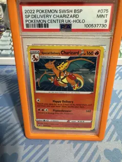2020 Pokemon Center Special Delivery Pikachu and Charizard PSA 9 Sequential Set - Image 5
