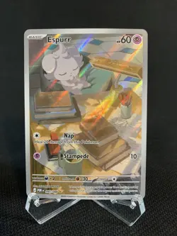 Pokemon TCG Espurr Perfect Order IR Holo Illustration Rare 095/088 - Image 1