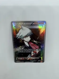 Pokemon Steven (Full Art) 95/98 XY - Ancient Origins Holo Ultra Rare Trainer - Image 1