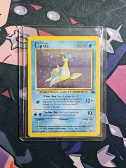 Pokemon TCG Lapras Fossil Holo Unlimited Rare 10/62 MP/HP Condition - Image 5