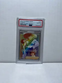 Pokemon Milo #201/192 Swsh02 Rebel Clash 2020 Secret Rare Holo PSA 10 - Image 1