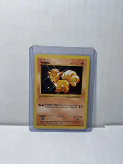 Pokemon Base Set Vulpix 68/102 1st Edition Shadowless- Moderate Play - Image 1