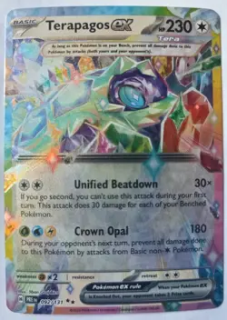 Terapagos ex 092/131 Prismatic Evolutions NM Double Rare Holo Pokemon TCG - Image 1