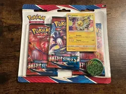 Pokemon 2021 Battle Styles 3 BOOSTER PACK Jolteon - FACTORY SEALED! - Image 1