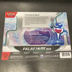 NEW FACTORY SEALED POKEMON TCG SCARLET & VIOLET PALAFIN EX BOX READ - Image 2