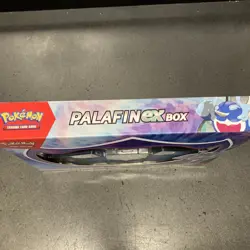 NEW FACTORY SEALED POKEMON TCG SCARLET & VIOLET PALAFIN EX BOX READ - Image 3