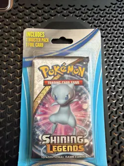 2017 Pokemon Shining Legends Shining Mew Foil Booster - Image 1