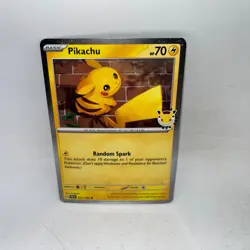 Pikachu (Pokemon Day 2026) 051/162 Promo Pokemon Cosmos Holo NM - Image 1