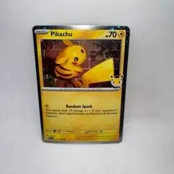 Pikachu (Pokemon Day 2026) 051/162 Promo Pokemon Cosmos Holo NM - Image 1