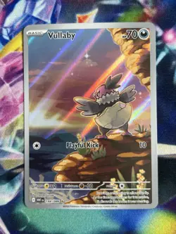 Pokemon TCG - Vullaby - White Flare 144/086 Illustration Rare Full Art Holo - Image 1