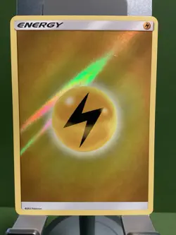 Pokemon TCG Lightning Energy Sun & Moon Reverse Holo Common - Image 1