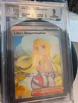BGS Gem Mint 9, Lillies Determination SIR, 184/132, Pokemon Mega Evolution - Image 1