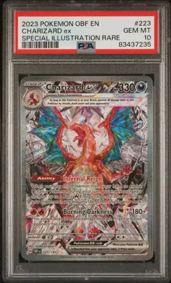Pokemon Charizard ex Obsidian Flames Special Illustration Rare #223 PSA 10 - Image 1