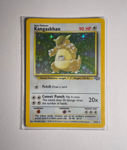 Pokemon TCG Kangaskhan Jungle 5/64 Holo Unlimited Holo Rare Pokemon TCG - Image 1