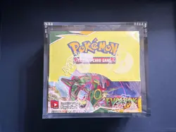 Pokemon TCG Sword & Shield Evolving Skies Booster Box New Sealed With Acrylic - Image 1