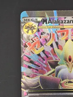 Alakazam EX 118/124 Full Art Ultra Rare Pokemon XY Fates Collide NM Error Miscut - Image 3