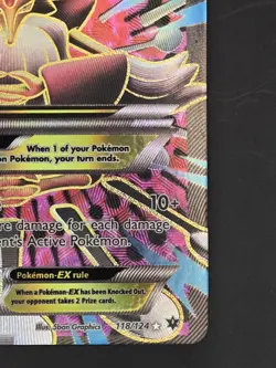 Alakazam EX 118/124 Full Art Ultra Rare Pokemon XY Fates Collide NM Error Miscut - Image 5