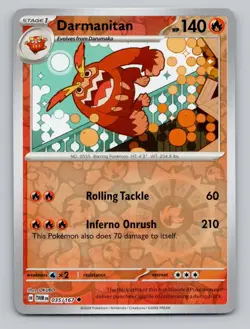 Reverse Holo Darmanitan 035/167 Uncommon Twilight Masquerade Pokemon - Image 1