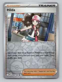 Hilda 084/086 Uncommon White Flare Pokemon Reverse Holo Near Mint - Image 1