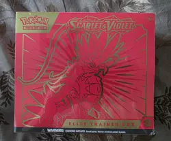 Pokemon TCG Scarlet and Violet ETB Elite Trainer Box Koraidon, New Sealed - Image 1