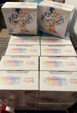 9x Pokemon TCG Prismatic Evolutions Elite Trainer Box ETB Factory Sealed! - Image 1