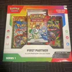 POKEMON T C G FIRST PARTNER ILLUSTRATION COLLECTION BOX FACTORY SEALED A - Image 1